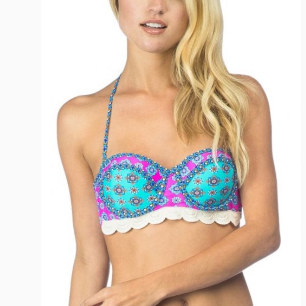 Hobie Mix It Up bikini top NWT